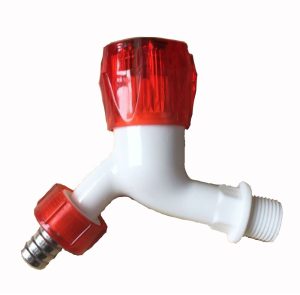 Made in China customized color plastic Washing Machine Water faucet Ball Bibcock Garden hose outdoor water faucet – Blue