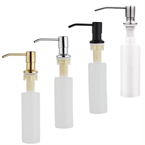 Sink Countertop Built in Soap Dispenser Stainless Steel Soap Dispensers for Kitchen Sink – Brush